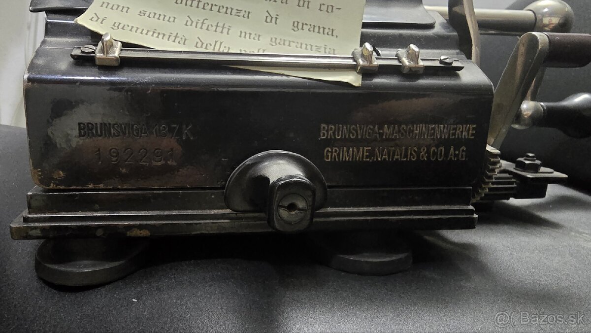 Brunsviga – historická mechanická kalkulačka - 2