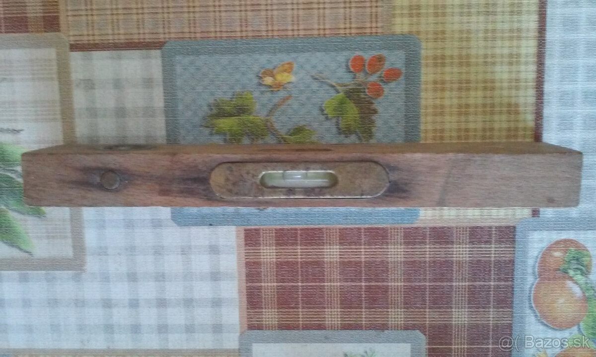 Starozitná drevená vodováha - 2