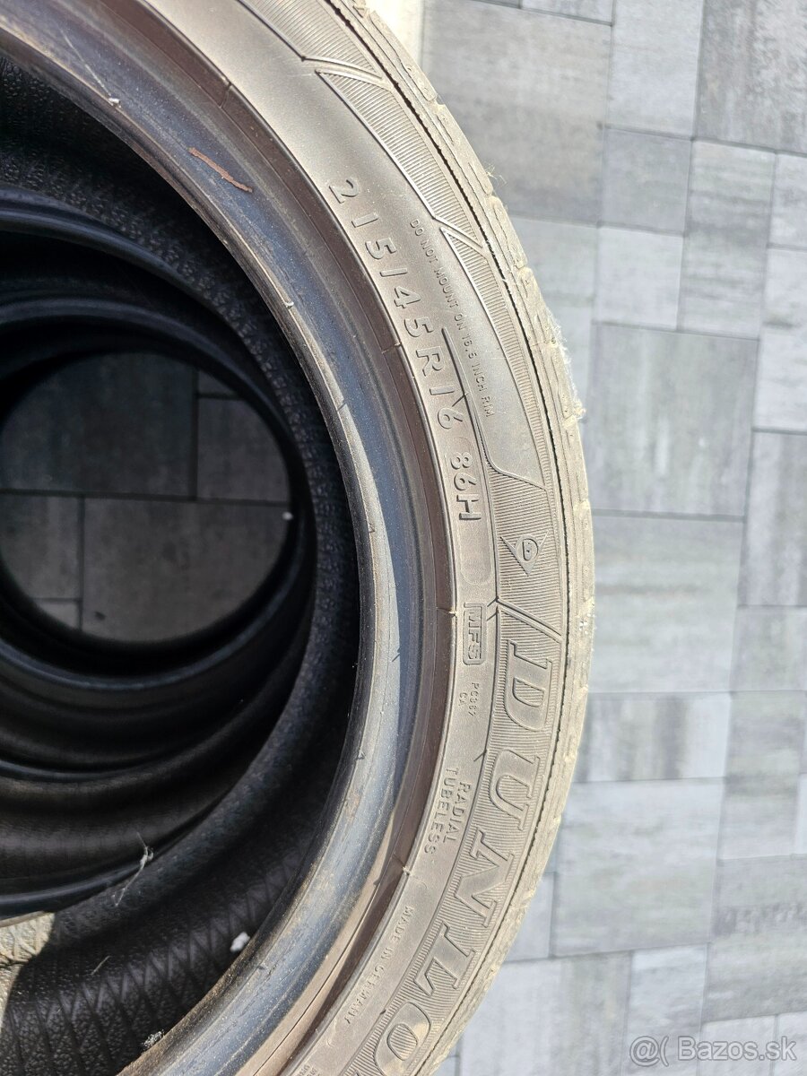 Letne pneu DUNLOP 215/45 R16 - 2