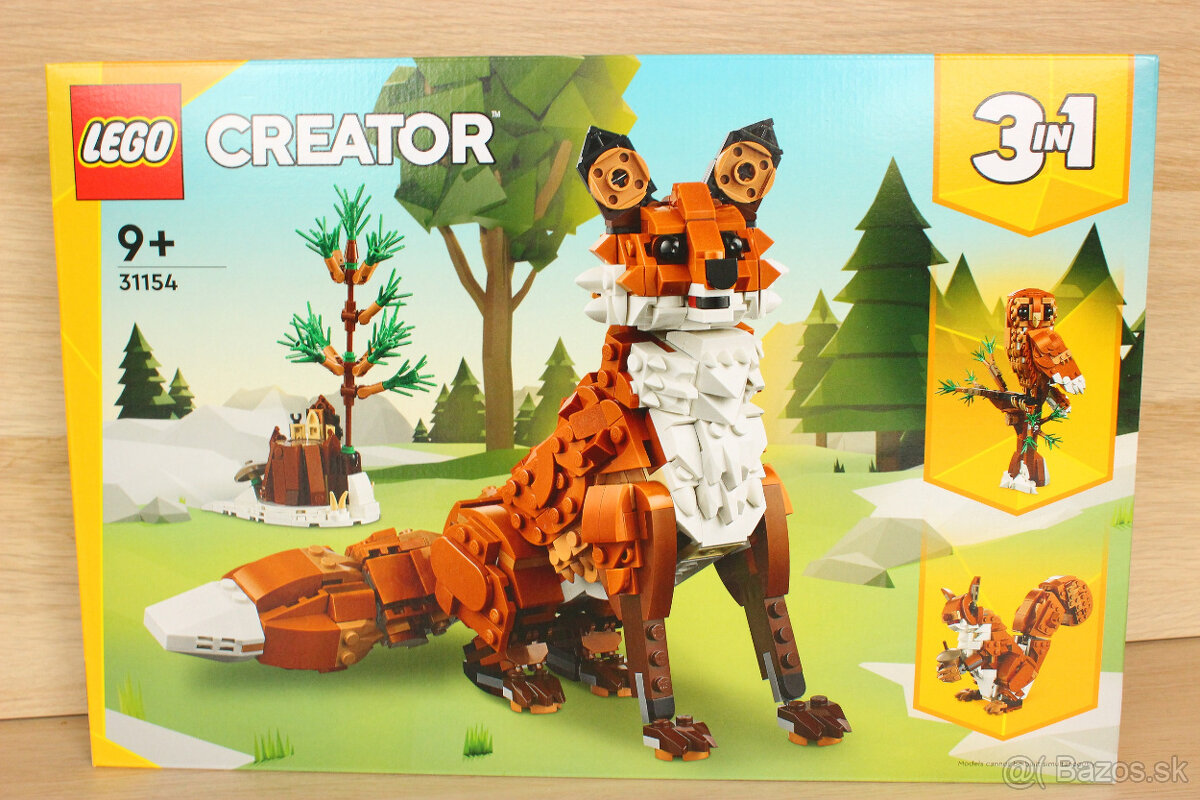 LEGO 31154 - Zvířátka z lesa - Liška obecná - 2