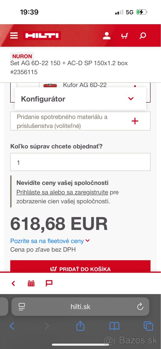 Hilti AG 6D-22 150mm - 2