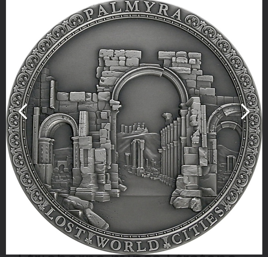 Strieborné mince - Palmýra a Machu Picchu - 2