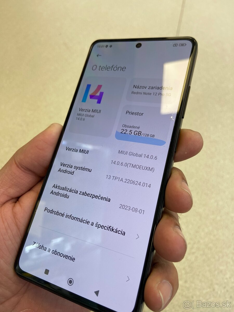 📱 Predám Xiaomi Redmi Note 12 Pro 5G 128 GB - 2