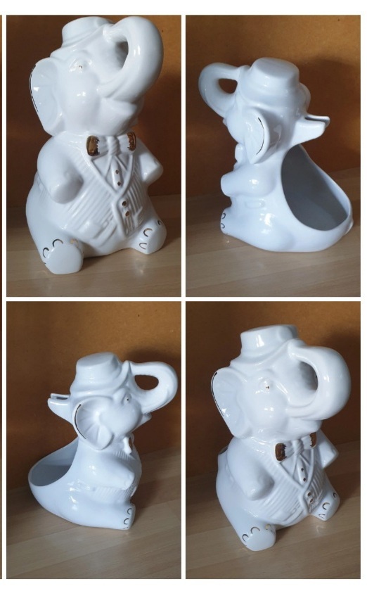 Slon wc porcelán - 2