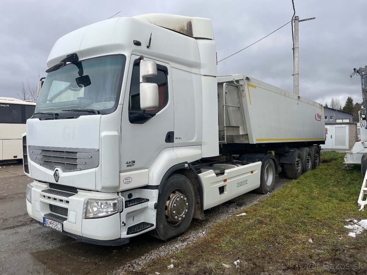 Renault premium 460 dxi eev + náves fliegl - 2
