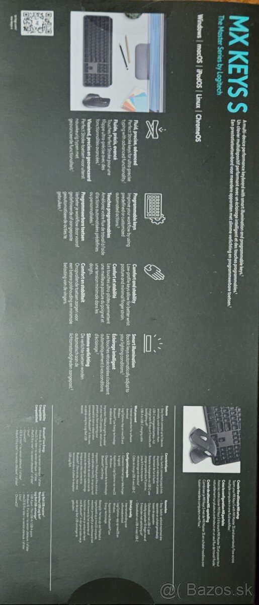 Logitech MX Keys S grafitová - 2