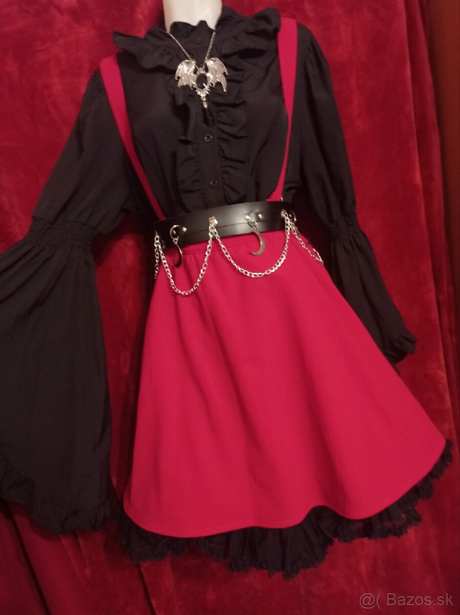 Červena sukňa XL - 2