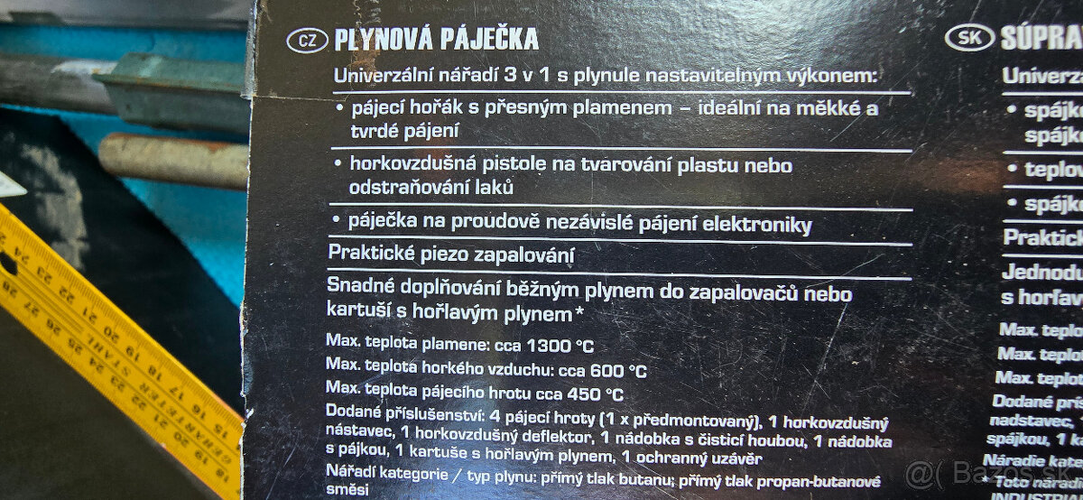Predam plynovu spajkovacku Parkside - 2
