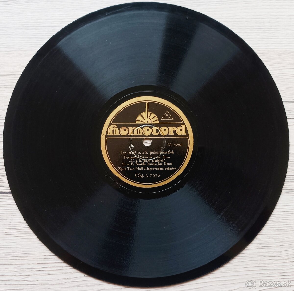 C. a K. polní maršálek, Cikánka - šelakové gramodesky 78 ot. - 2