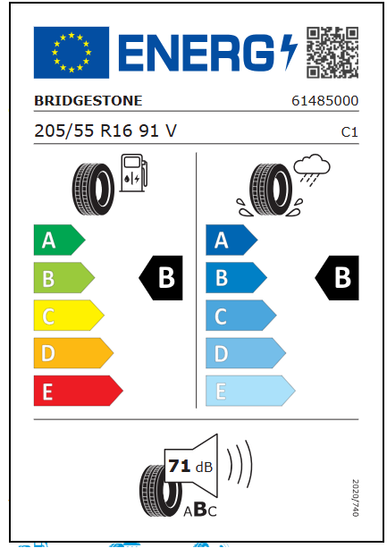 BRIDGESTONE 205/55R16 91V Ecopia EP150 - 2