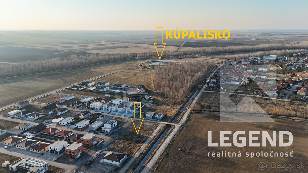 Investičný stavebný pozemok Nesvady 1540 m2, pri termálnom k - 2