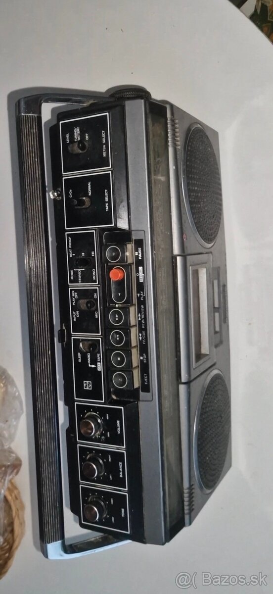 National Panasonic kazetový radiomagnetofón 1977 - 2