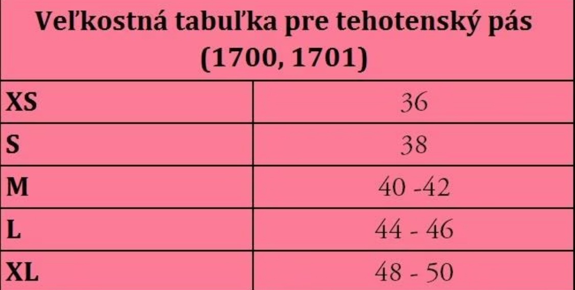 Tehotenský pás - zaručená NEMECKÁ kvalita - 2