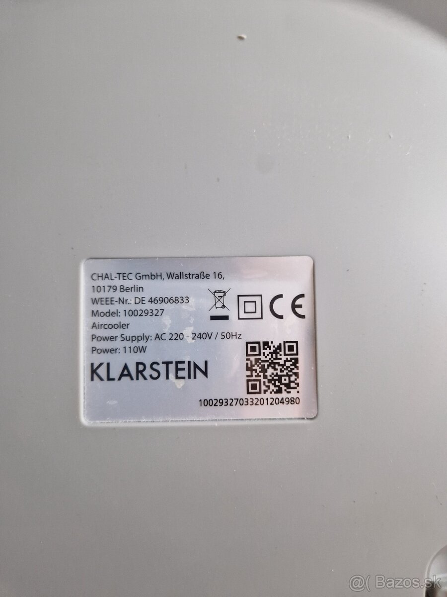 Klarstein ochladzovac vzduchu - 2