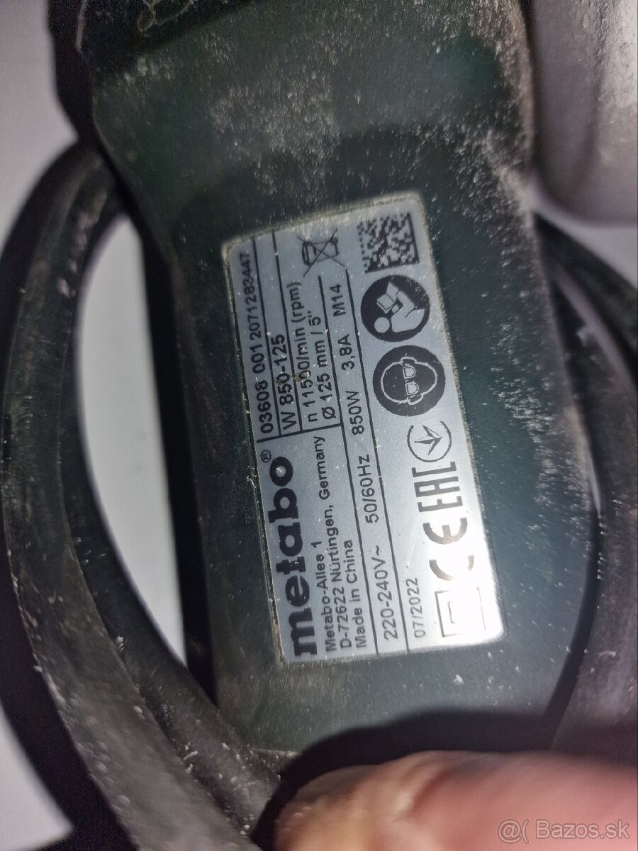 Predám uhlovu brusku metabo - 2