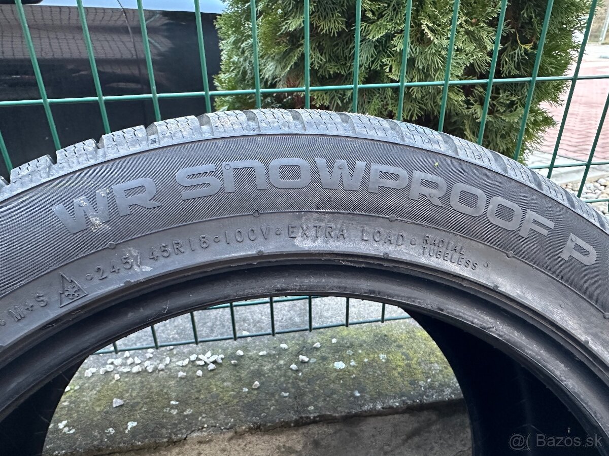 Nové - Nokian WR Snowproof P 245/45/R18 zimne pneu - 2
