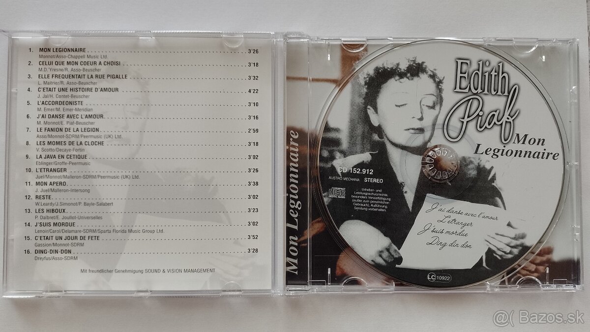 CD Edith Piaf & Vive la France - 2