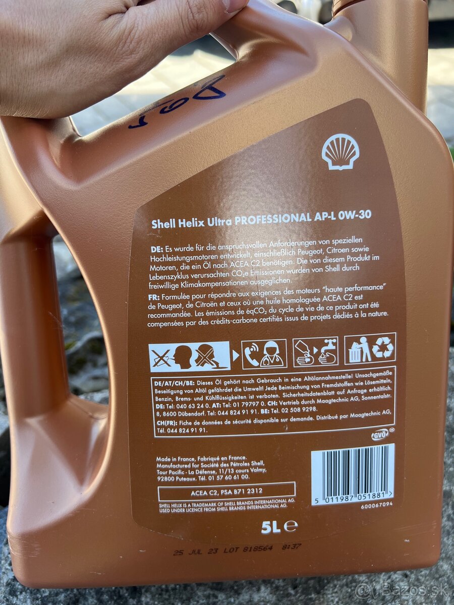 shell helix ultra 0w 30 - 2