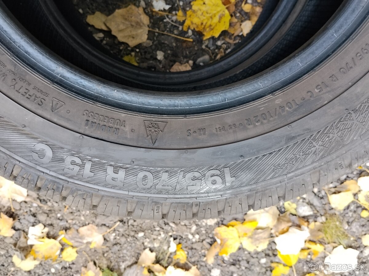 Zimne dodavkové zatazove 195/70 R 15C Barum Snovanis2, 2ks - 2