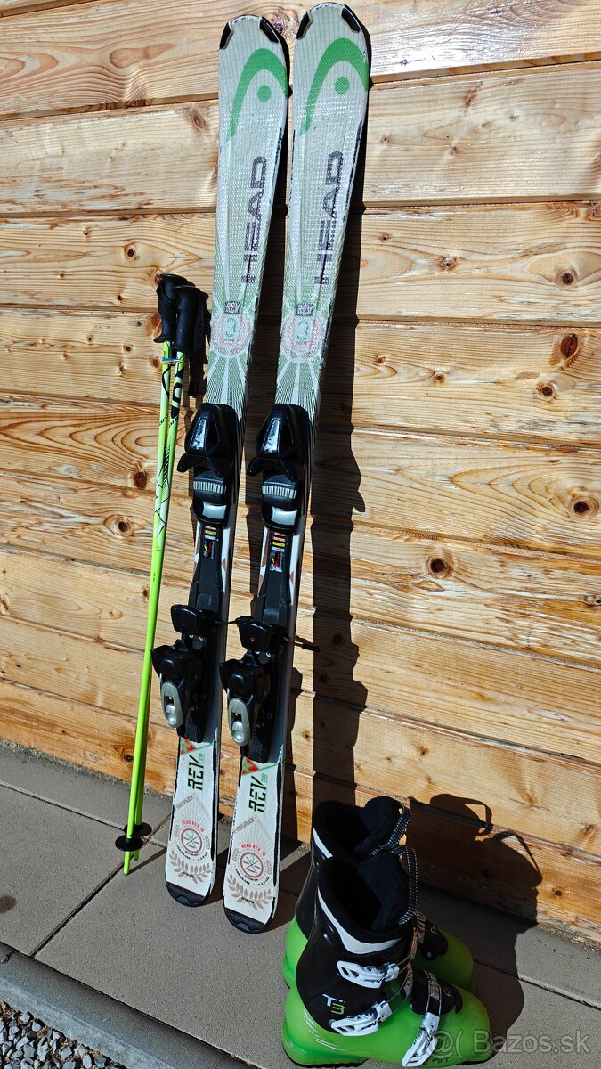 LYŽE HEAD REV 70 GREEN 142CM + SALOMON T3 25CM - 2