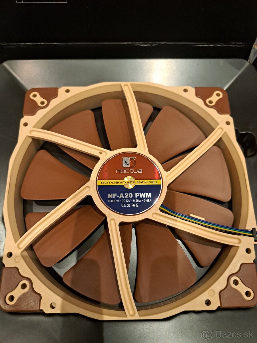 NOCTUA NF-A20-PWM, 200x200x30 mm, 4-pin, 800 RPM - 2