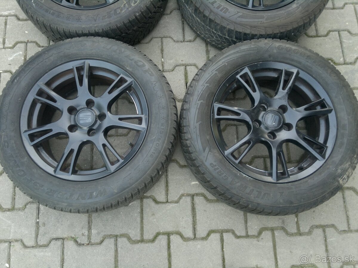 Elektrony Seat Alhambra Black 5x112 r16, zimné pneu. 215/60 - 2