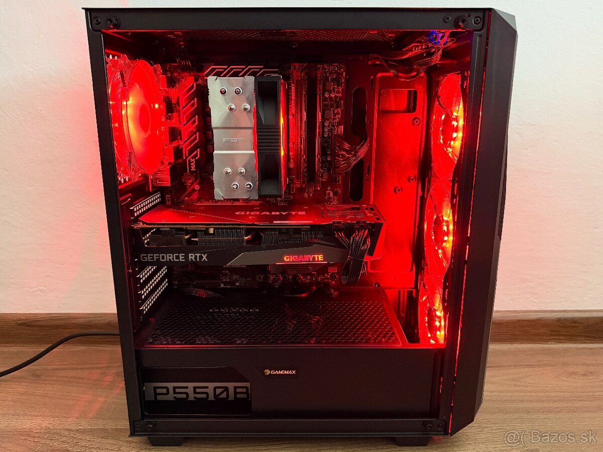 PREDÁM HERNÝ PC - R7 5700,RTX 3060TI 8GB,16GB DDR4,500GB SSD - 2