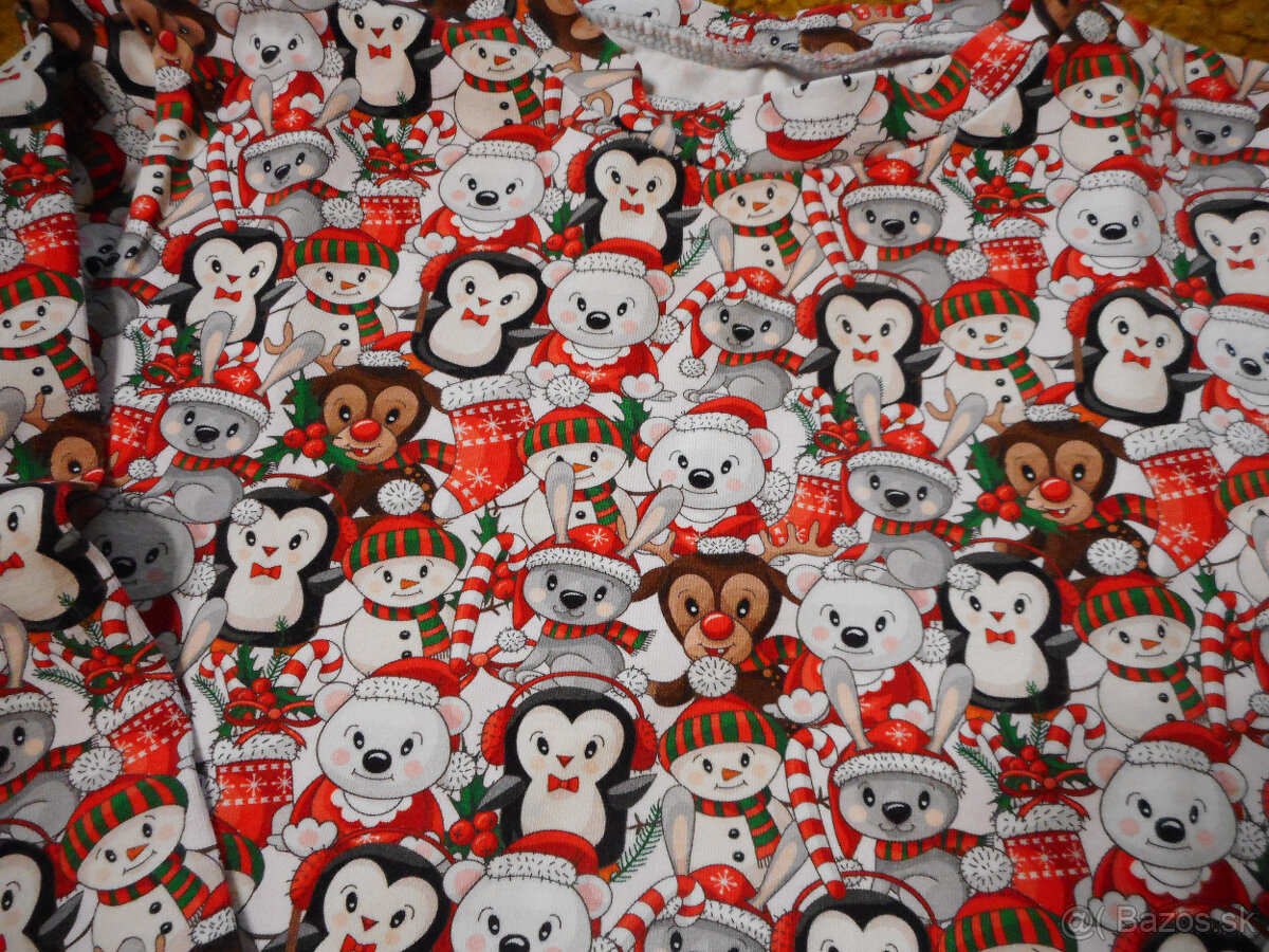 vianočné tričko 134cm - 2