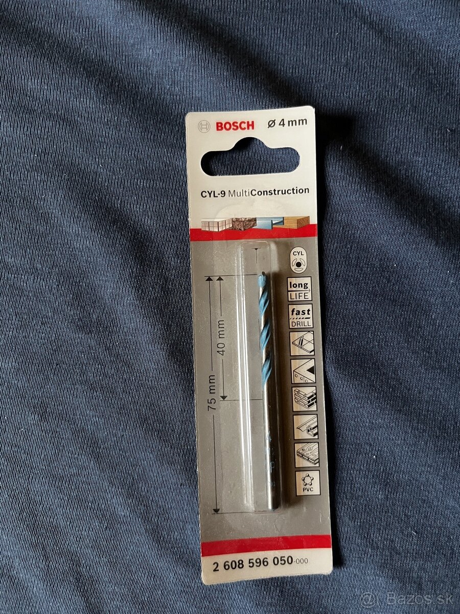BOSCH vrták 3mm (40/75mm) - 2