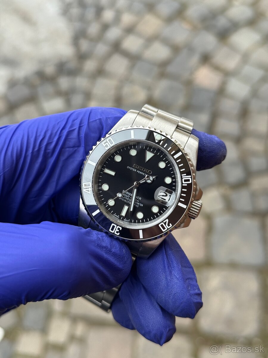 Seiko Mod Submariner Black (40 mm) - 2