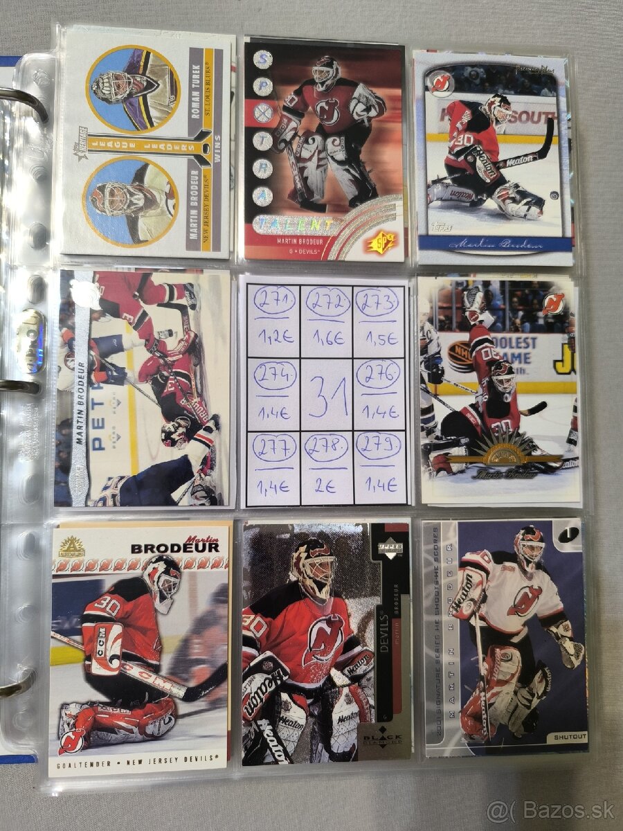 Hokejové kartičky - Martin Brodeur 2 - 2
