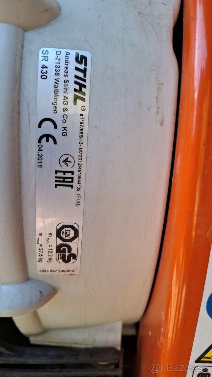 Motorový rosič - postrekovač - 2