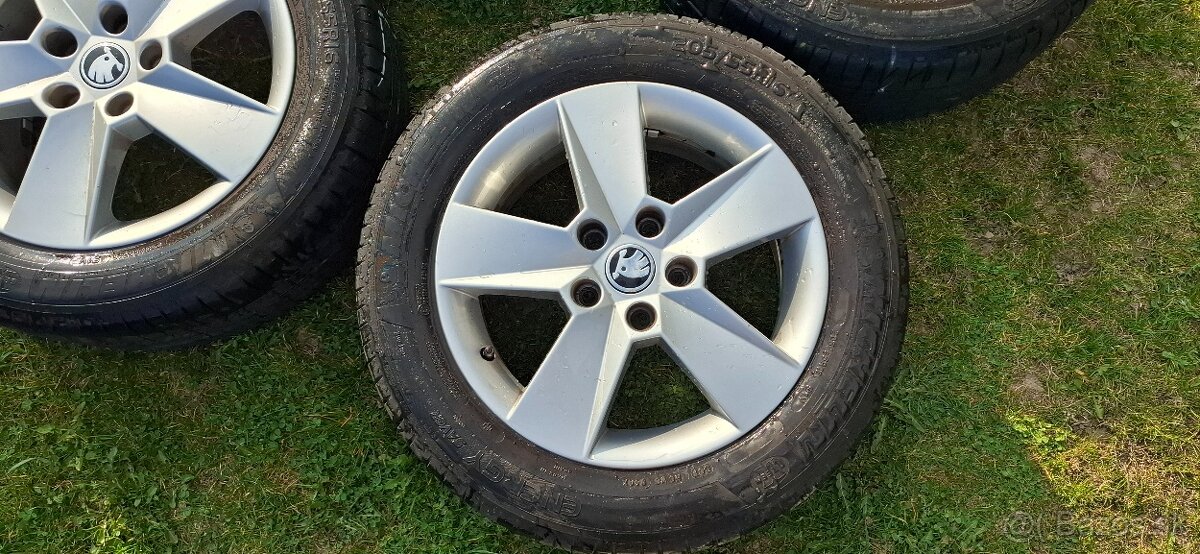 Letna sada skoda 5x112 205/55 r16 - 2