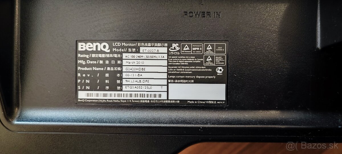 Monitory Benq 24" - 2