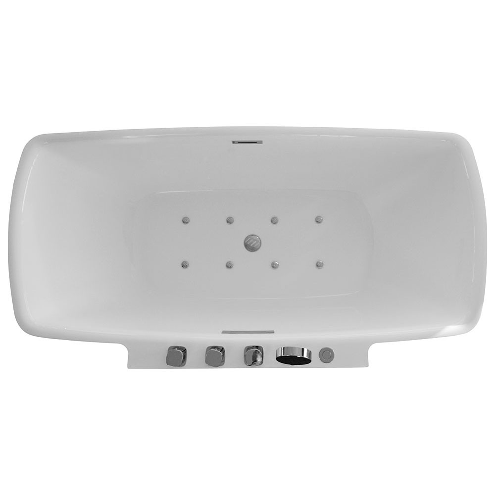 M-SPA - 1701 Voľne stojaca kúpeľňová vaňa SPA s hydromasážou - 2