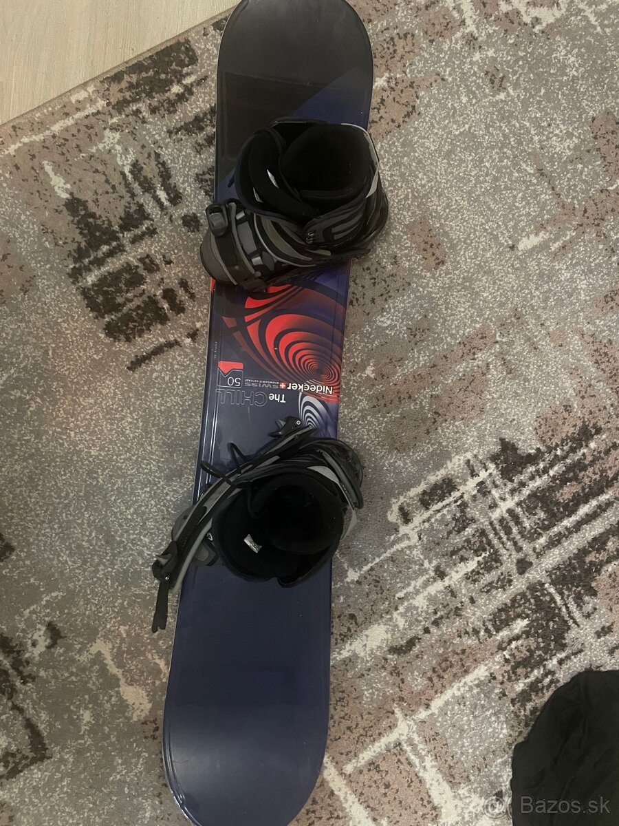 Predám snowboard nidecker the chill 50+ viazanie - 2