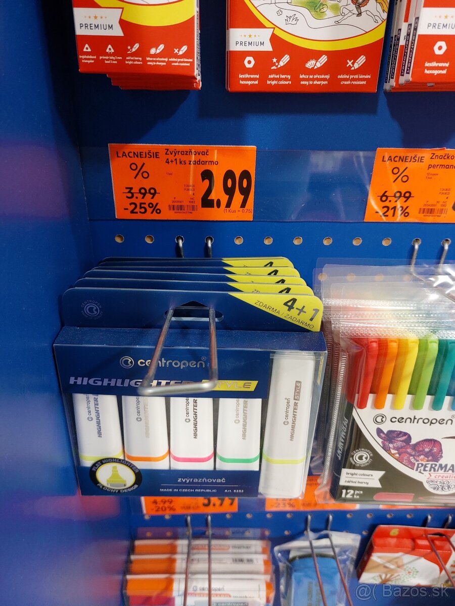 Balíček výrobkov CENTROPEN 1 nové,nerozbalené, POLOVIČNÁ CEN - 2