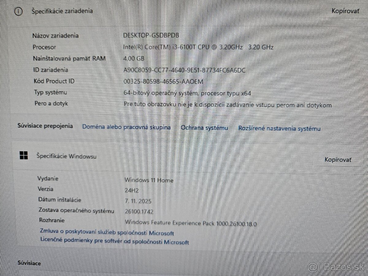 Predam PC lenovo ideacentre aio 510 - 2