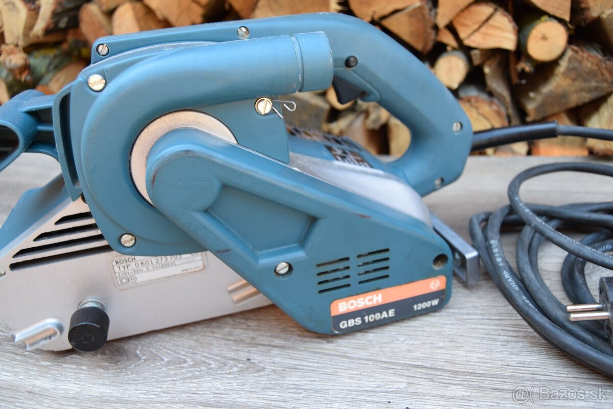 Pásová brúska Bosch GBS 100 AE Professsional, 1200 W - 2