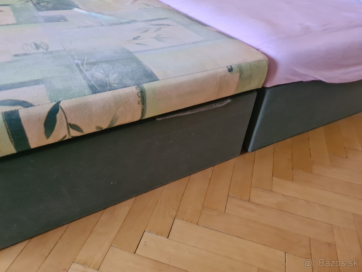 posteľ s úložným priestorom 2ks - 2