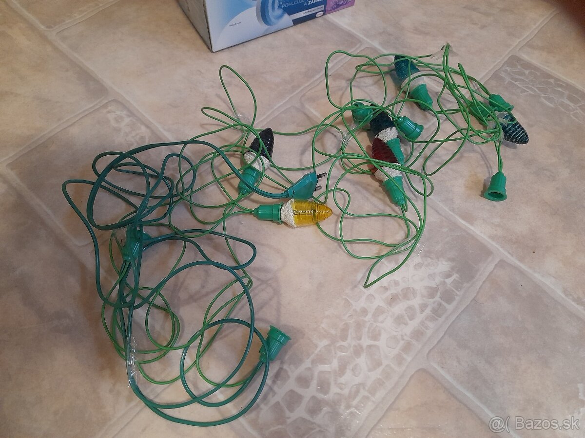 Staré retro vianočné osvetlenie - 2