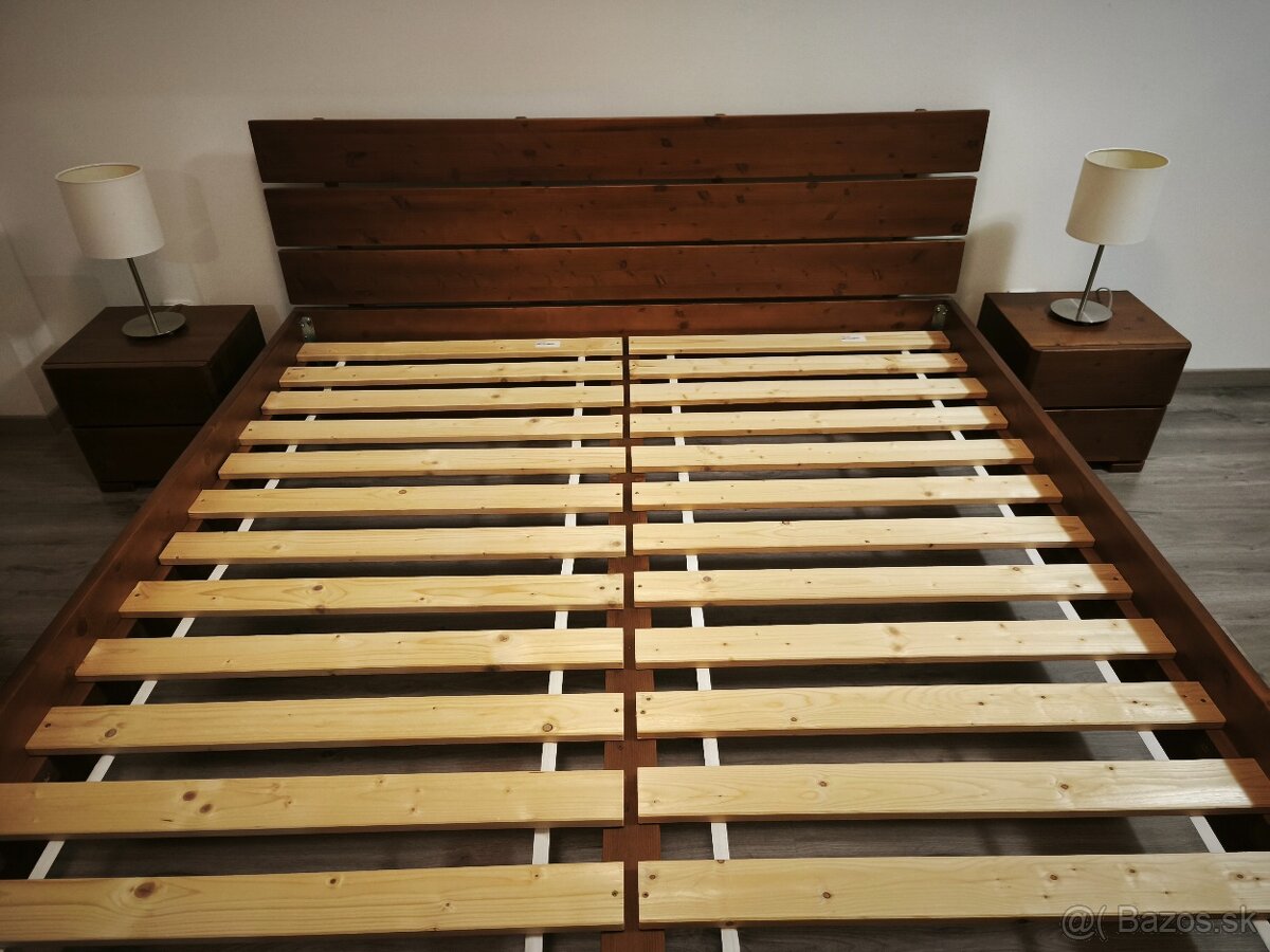 predam postel, komodu a nocne stoliky z masivu - 2