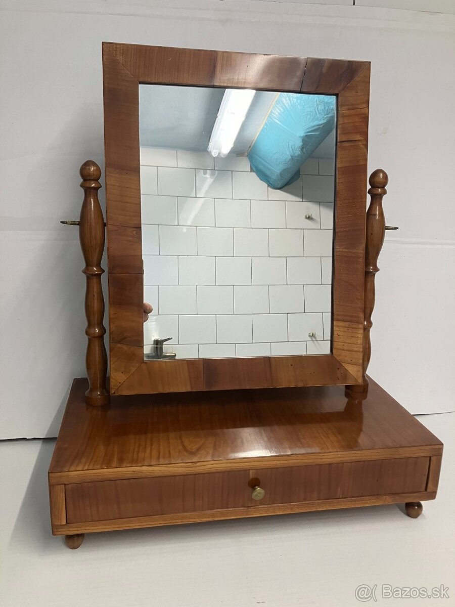 Toaletné stolové zrkadlo okolo roku 1850 - 2