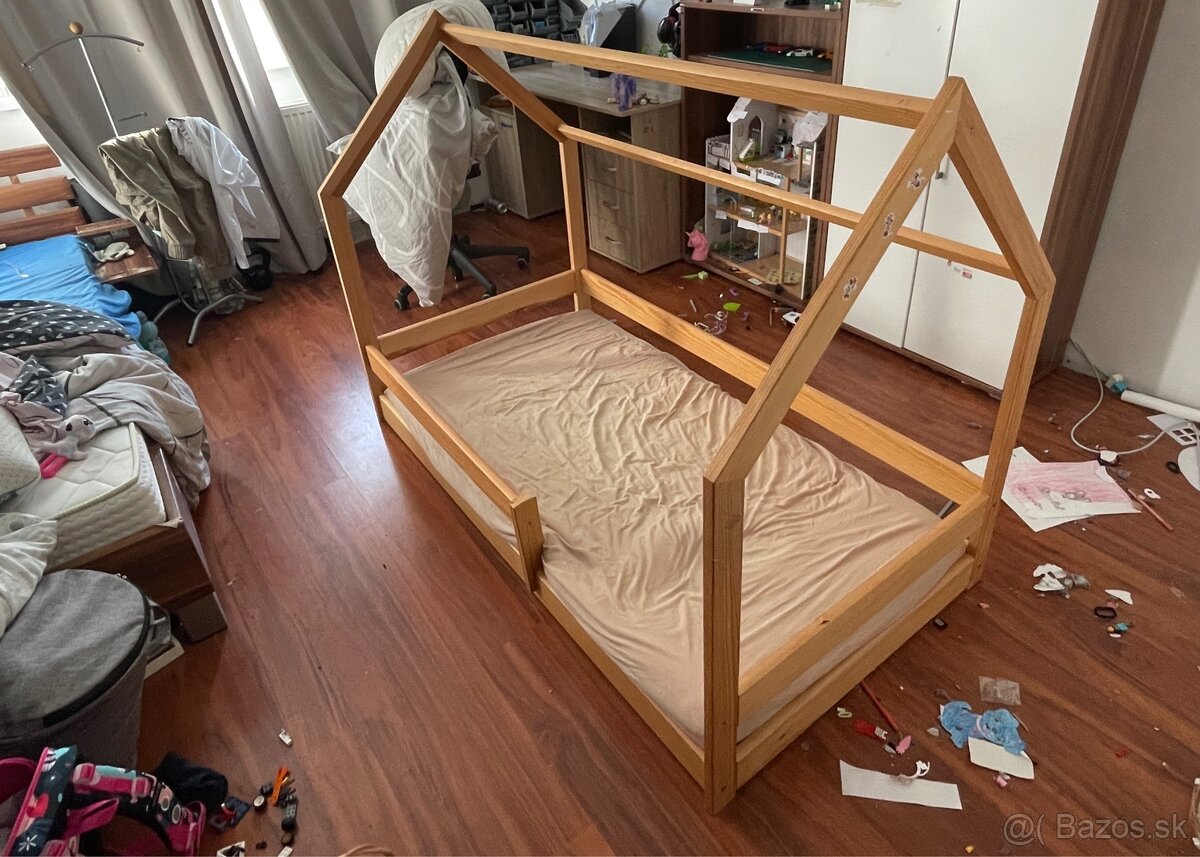 Detská posteľ v tvare domčeka - 2