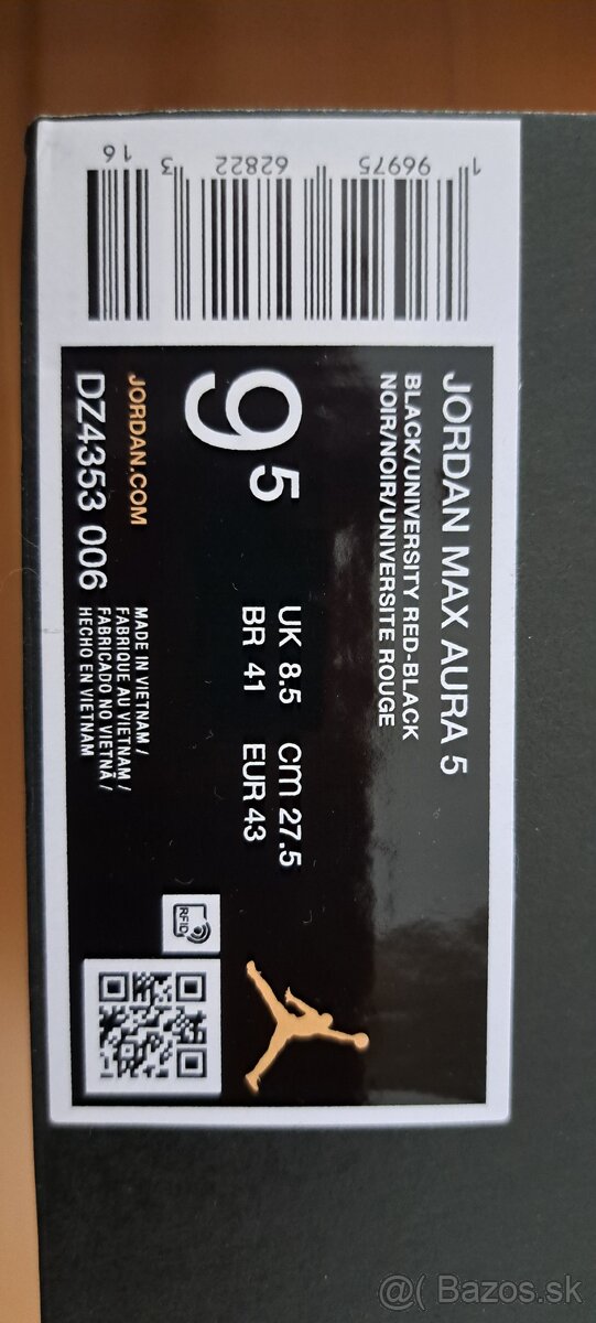 Jordan Max Aura 1 43 - 2