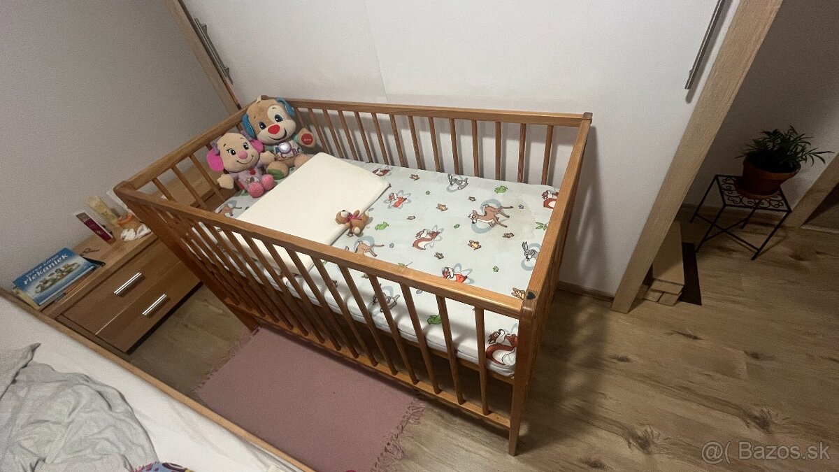 Detská postieľka 120x61cm - 2