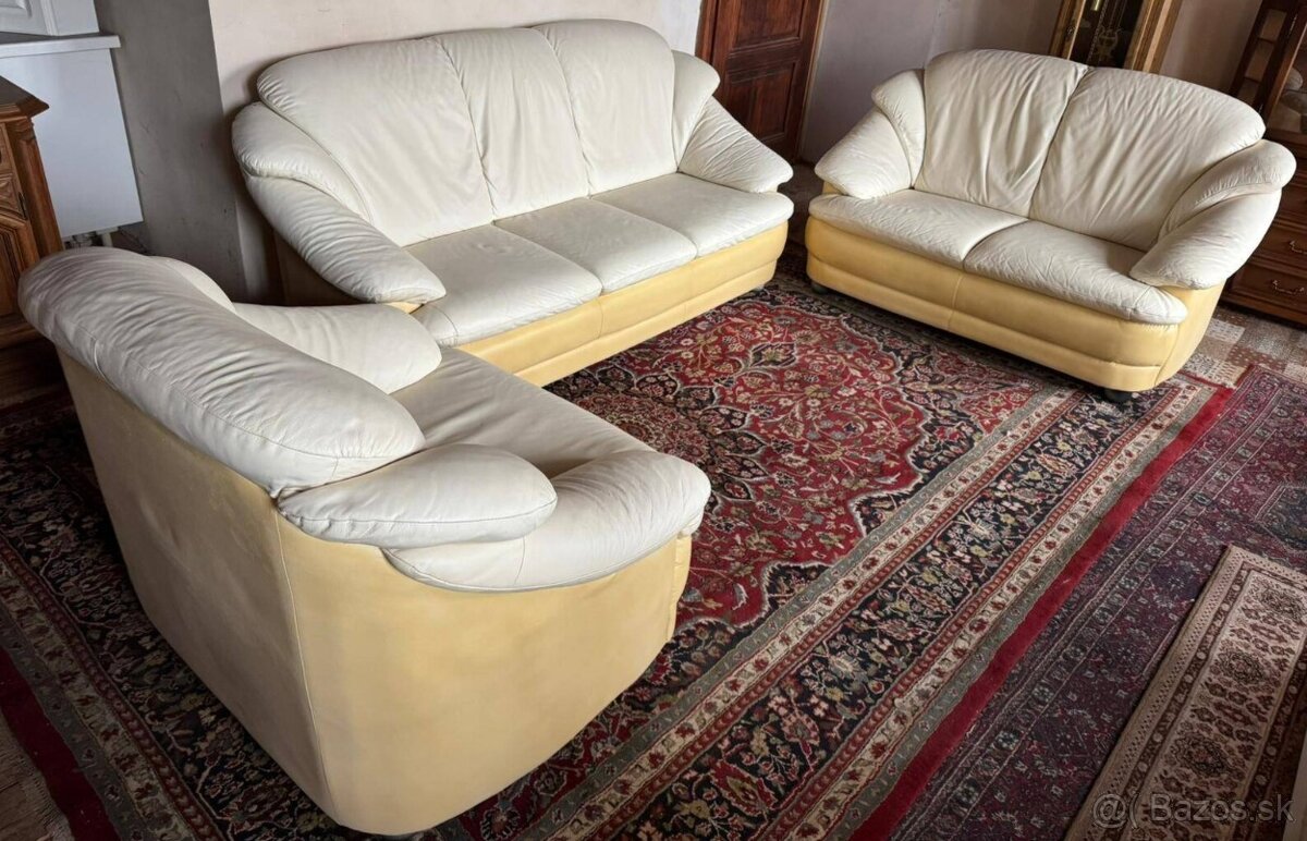 Kožená sedací souprava 3+2+1,5840 - 2