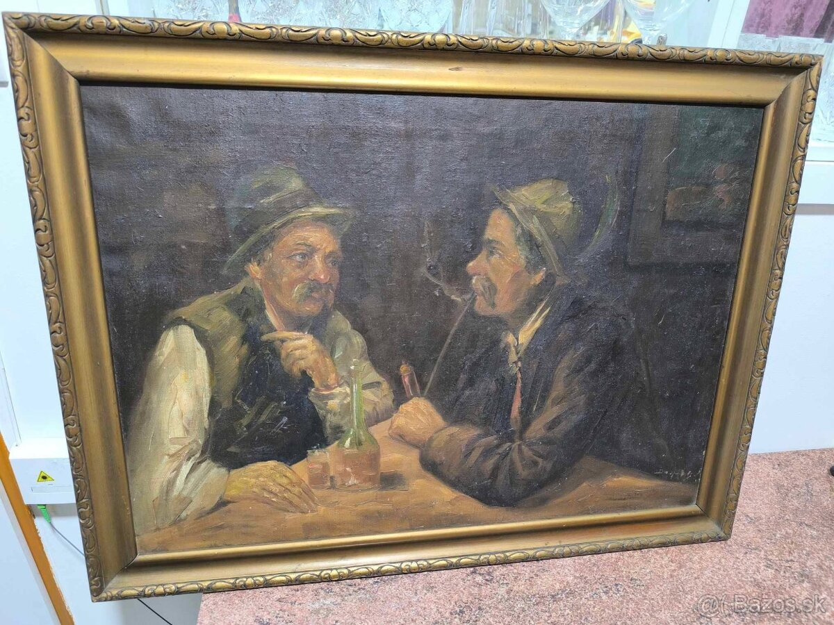 Stará olejomaľba - 2
