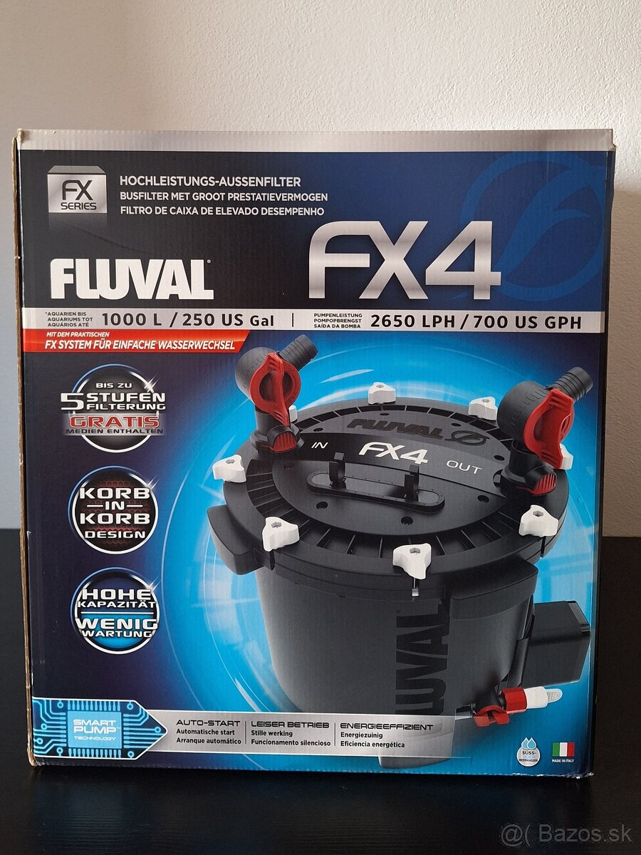 Predám nový, nerozbalený akváriový filter Fluval FX4 - 2