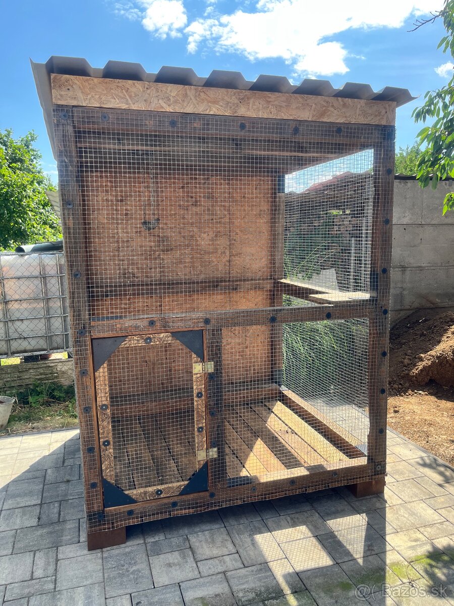 Voliera pre male a stredne papagaje - 2